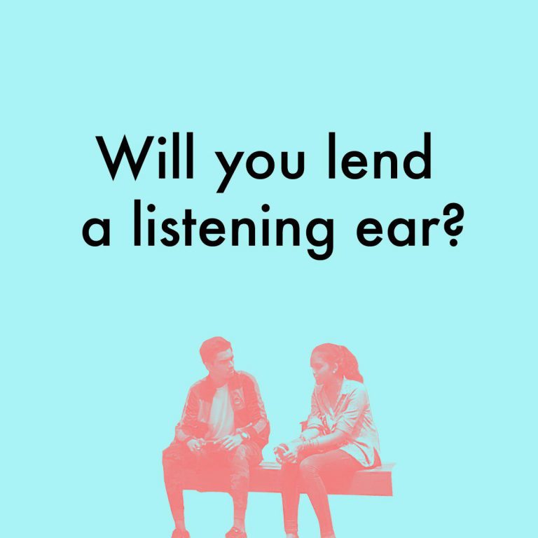 will you lend a listening ear