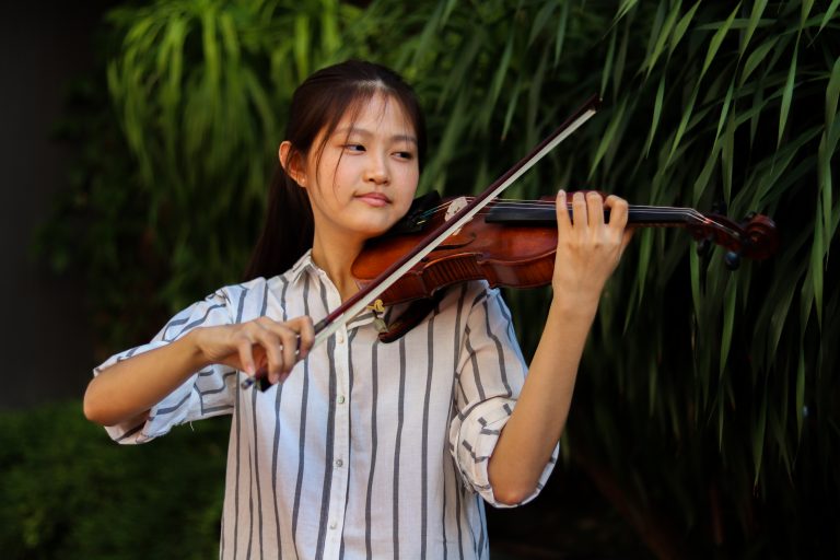 young violinist