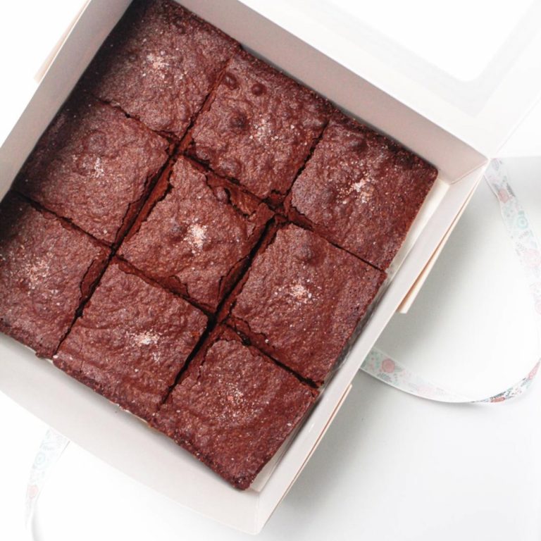 A box of brownies