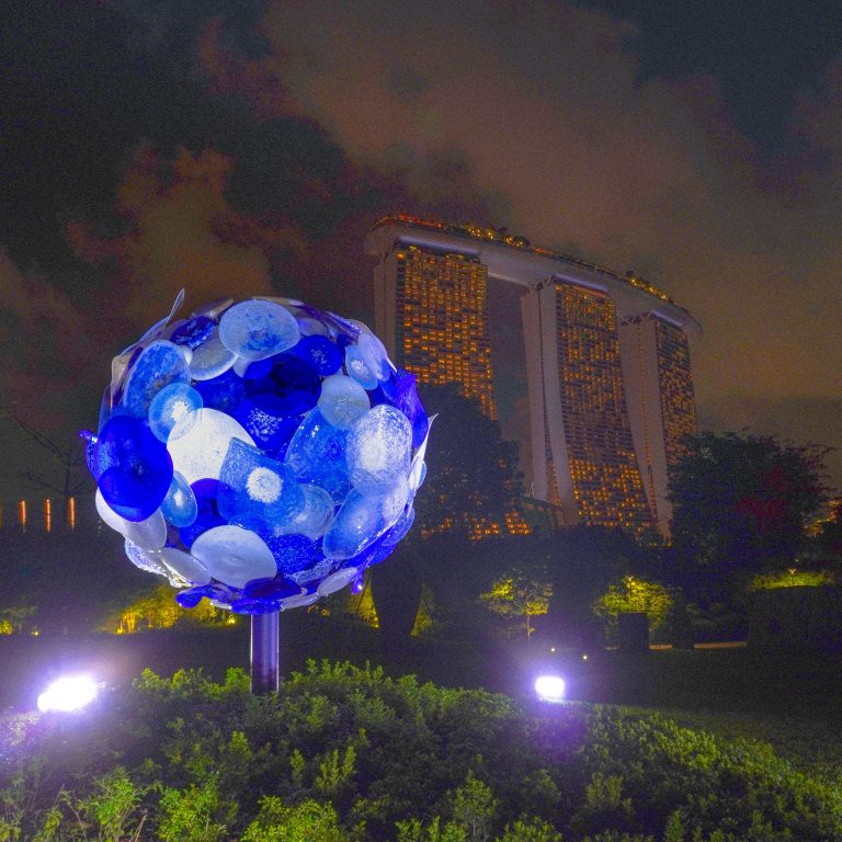 American sculptor Dale Chihuly’s Glass in Bloom exhibition at Gardens by the Bay.