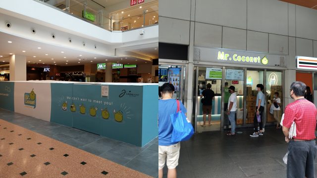 Mr. Coconut’s first concept store at Jurong Point is a 5-minute walk away from its other outlet at Boon Lay MRT Station that also opened this year. Photo Credit: Adiel Rusyaidi Ruslani