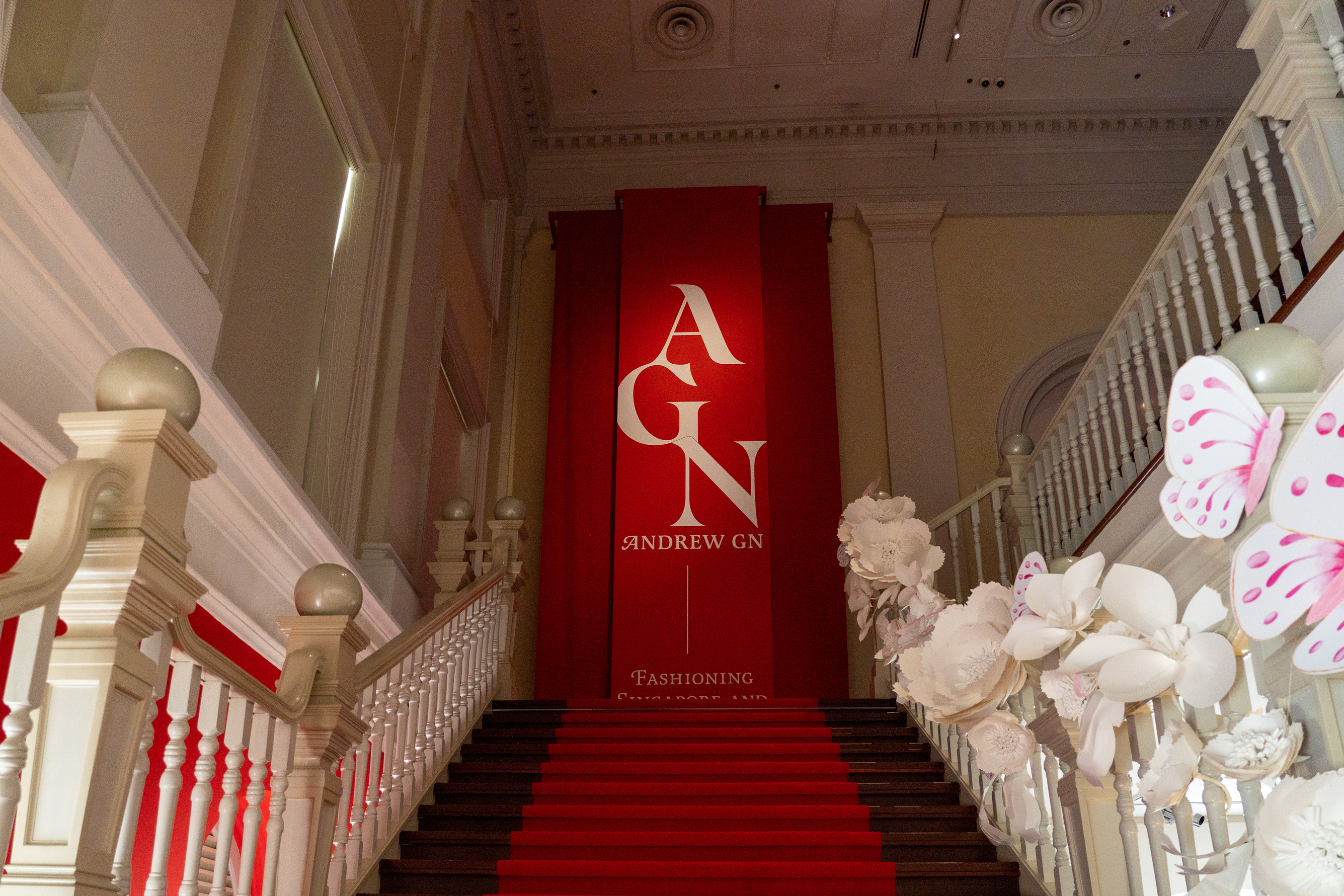 Andrew Gn: Fashioning Singapore and the World ACM Exhibition’s main entrance. 