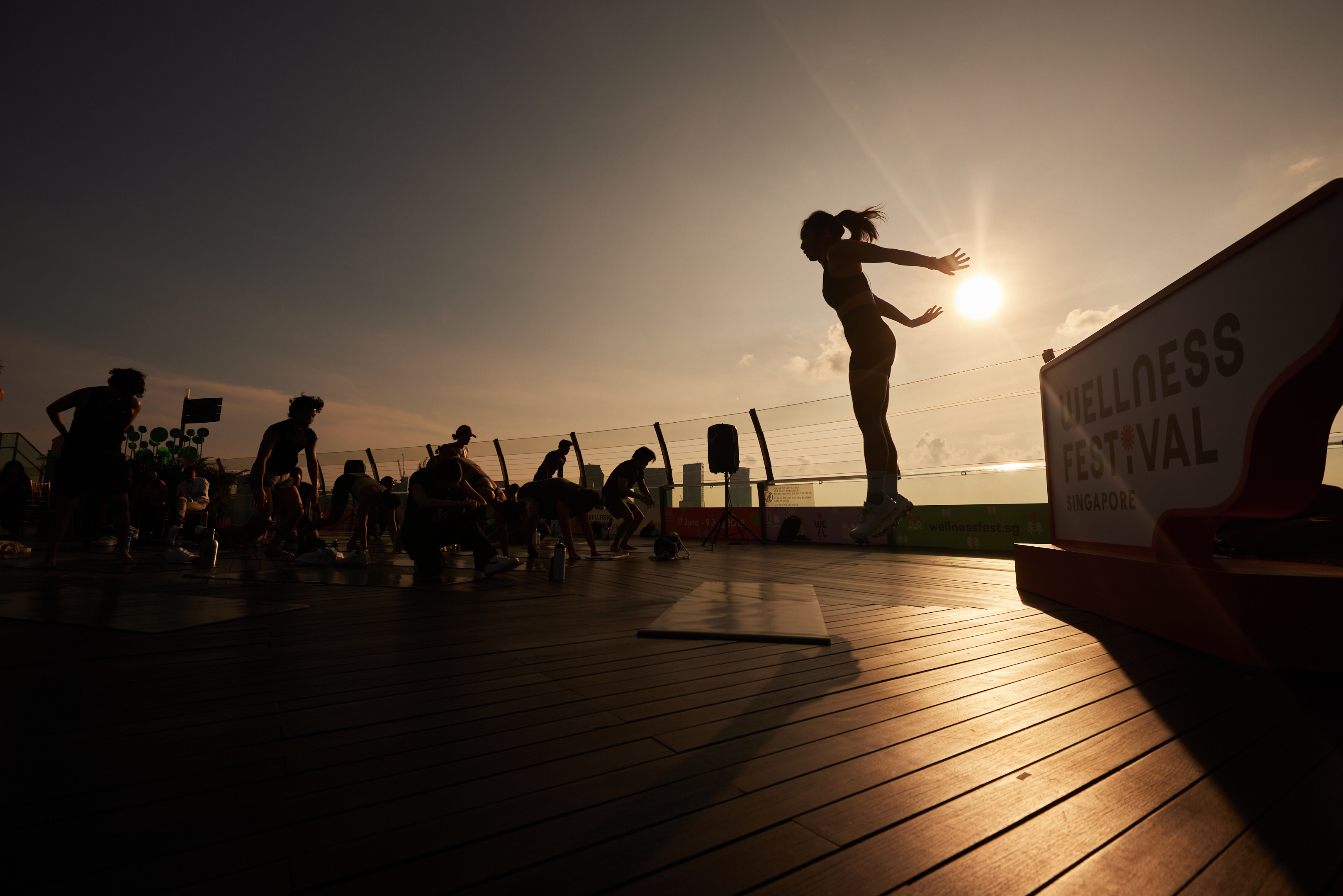 Enjoy both fitness and music through the Beats Performance Therapy workout 
at the MBS Event Plaza. 