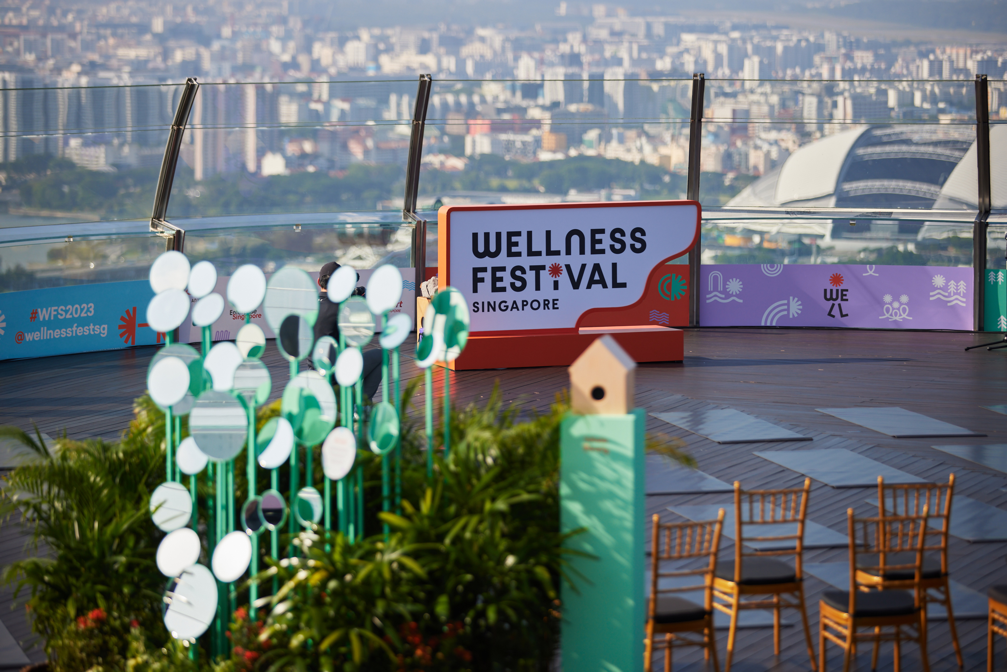 The Wellness Experience Space is a true wellness haven and the anchor event 
for WFS 2023. 