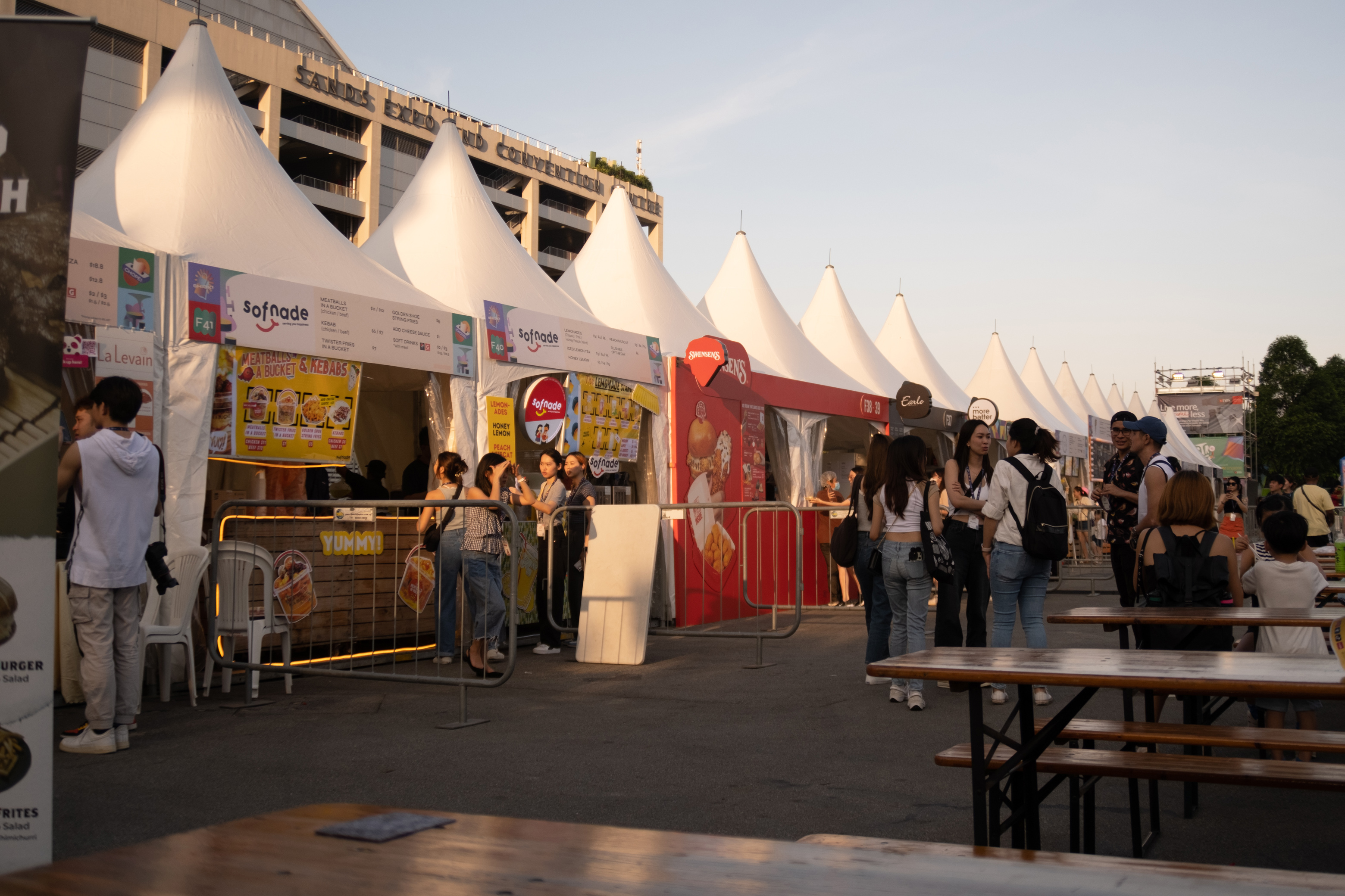 A wide variety of food stalls featuring different cuisines at GastroBeats 2023.