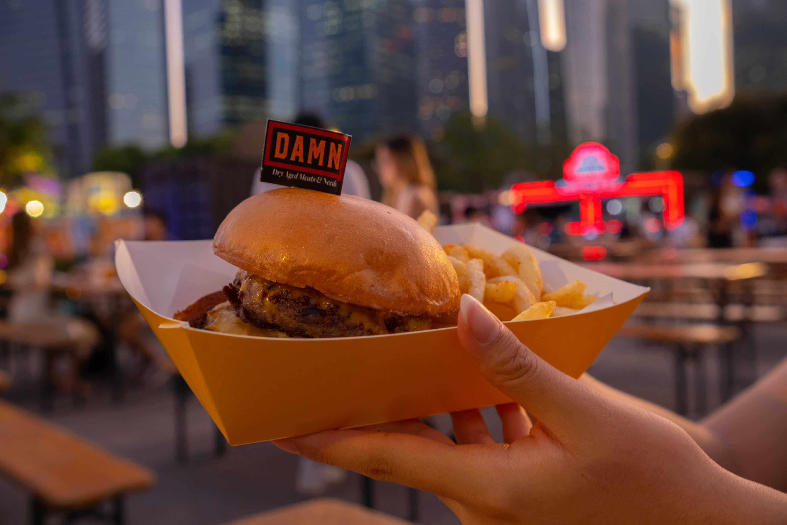 Introducing The UrbanWire’s favourite from GastroBeats 2023, the Damn Beef Burger.