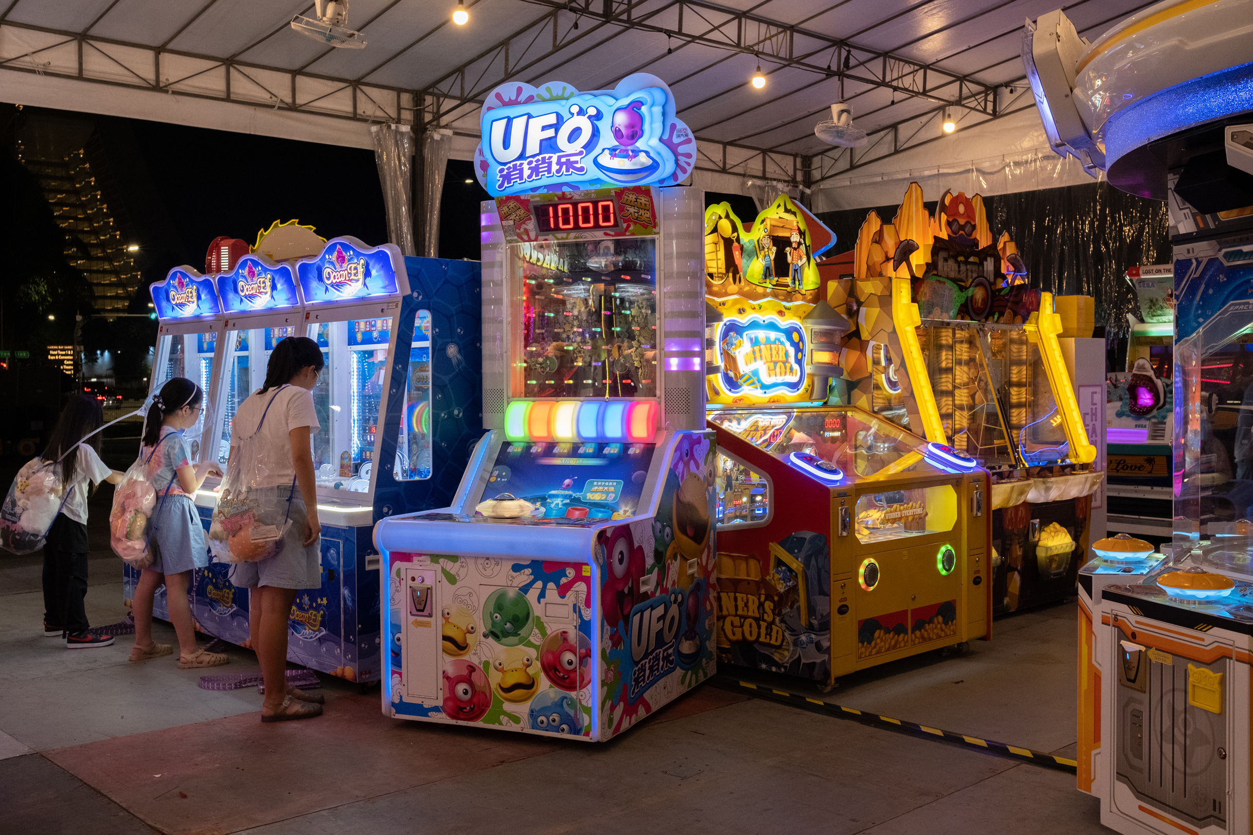 Exciting arcade game machines at GastroBeats 2023.